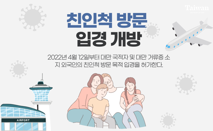친인척 방문 입경 개방